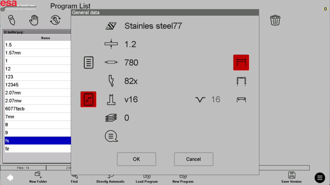 Graphical program preparation