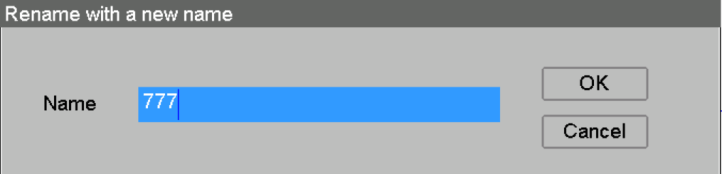 Rename dialog