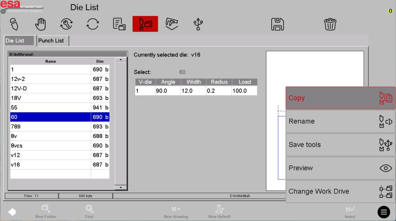 Copying an existing tool