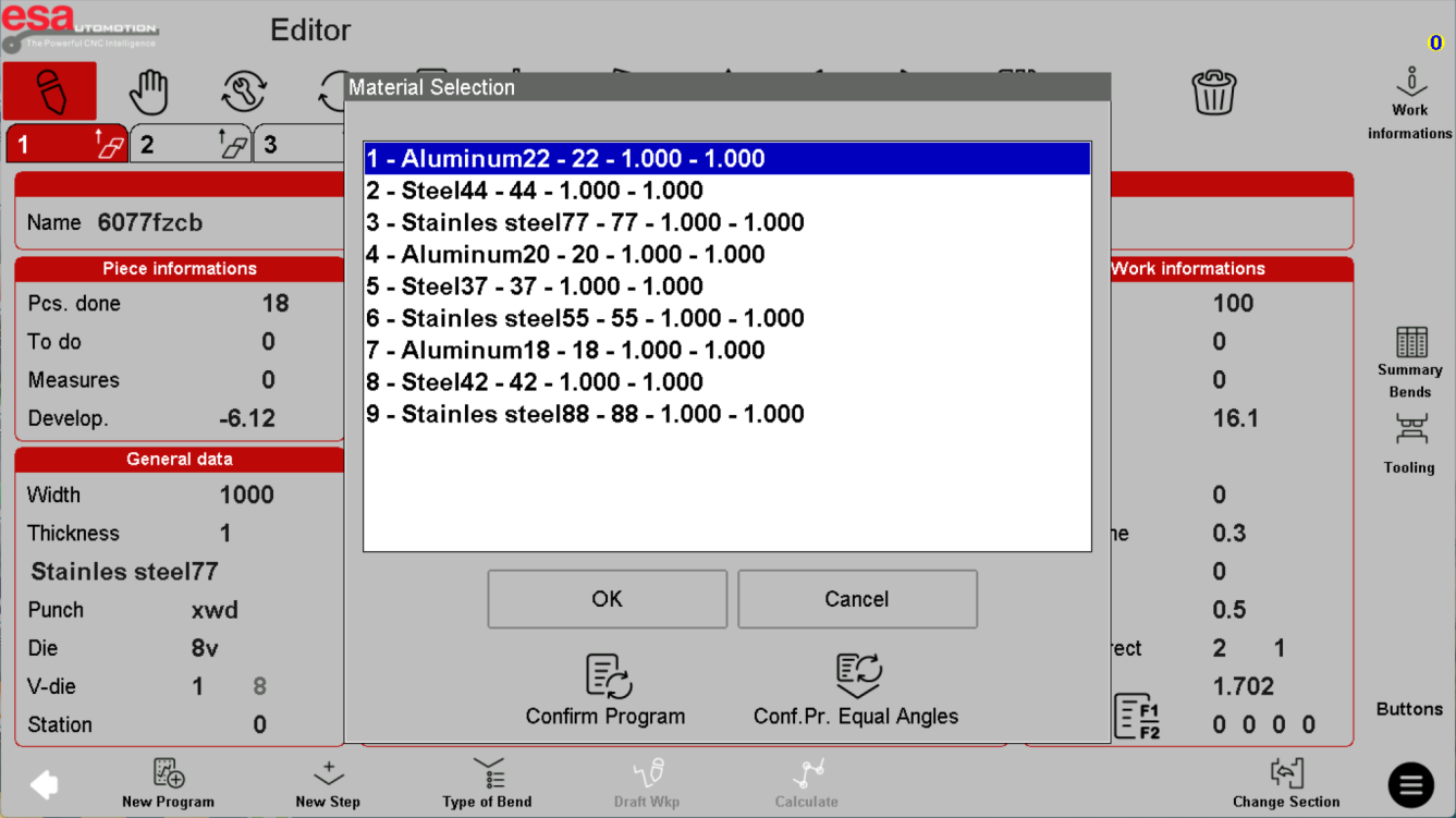 Product data and change scope