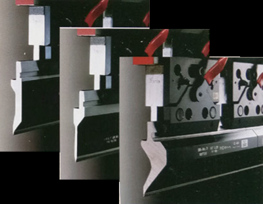 Press brake tooling profiles and examples of formed sheet-metal parts